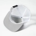 Design Adults Size Leather Patch Custom Trucker Mesh Snapback Hat