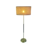 Design night rattan bamboo floor standing lamps
