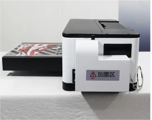 Digital DTF printer heat transfer PET film t-shirt DTF printer L1800 head with powder shaking machine t-shirt printing machine