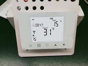 Digital Water/Gas Boiler Heating Thermostat with WiFi Connection Voice Control Energy Saving Touchscreen LCD Display