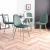 Import Dining room furniture PC tabletop 4chair sets wood/velvet chair dining table and chairs. from China