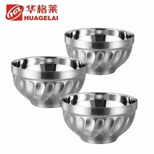 dinnerware 11.5cm stainless steel rice soup bowls wholesale