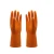 Import Dipped Flock Lined Custom extra long household latex gloves raw material heavy duty rubber glove from China