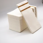 Disposable Linen-Feel Guest Hand Towel White Airlaid Paper Dinner Napkin