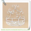 distressed iron wall hanging baskets