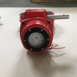 DN100 cast iron wafer type water  Signal butterfly valve