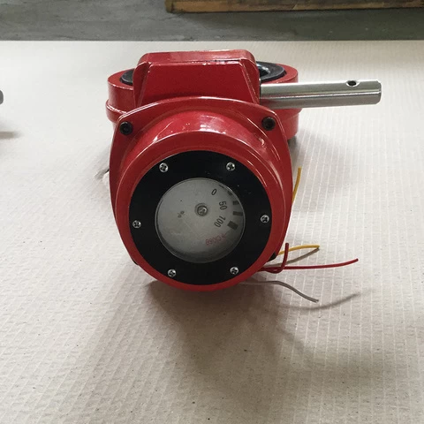 DN100 cast iron wafer type water  Signal butterfly valve