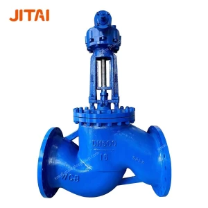 DN500 Bolted Bonnet Large Bore Stop Valve for High Temperature Steam