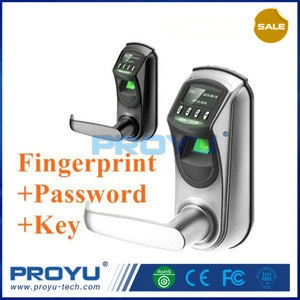 Double latch biometric digital keypad security door lock L7000