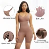 drop shipping high waist one piece slimming seamless shapewear Plus Size Adjustable Shoulder Strap Full Body Shaper