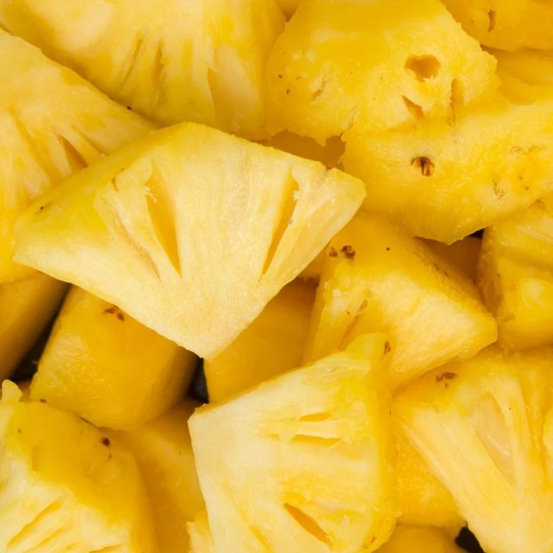 DSF Export price organic iqf fruits diced frozen pineapple