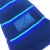 Import DST122 Low MOQ Acrylic double layer kids knitted scarf with polar fleece backside and Custom embroidered logo from China