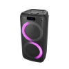 Dual 8 inch Fashion Different Modes Disco LED Light Wireless Professional Portable BT Karaoke Wireless Mics Party Speaker