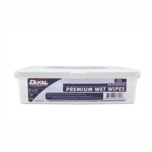 Dukal 7720 Premium Wet Wipe, Non-Sterile, 9&quot; W x 13&quot; L, Hard Tub, Scented (8 Tubs of 64) (Pack of 512)