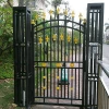 Easily Assemble wrought iron galvanized steel fence railing decoration gate grill garden gates wrought iron main gate designs