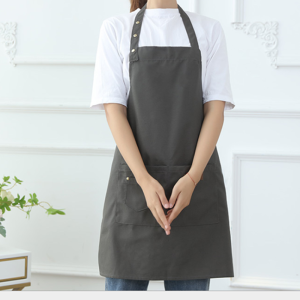 EAST logo custom kitchen apron, cooking Cotton canvas apron with pocket