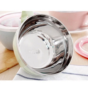 Eco-Friendly Biodegradable PP Stainless Steel Baby Bowl