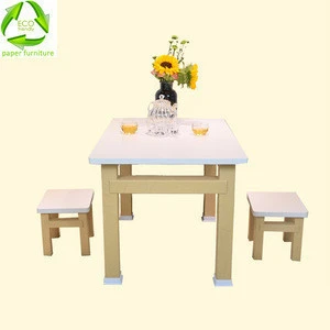 Eco friendly PAPER FURNITURE for kids bedrooms set child furniture and kids furniture