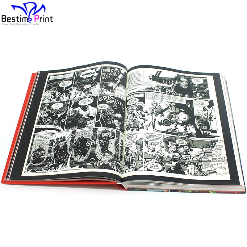 Eco-Friendly softcover manga series adult comic book printing Factory price
