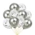 Import EID MUBARAK with sequined confetti latex balloons for Muslim festival party supplies from China