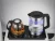 Import Electric Water Kettle Glass Double Kettle Temperature Control Cordless Glass Electrical Kettles from China
