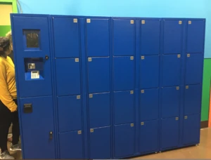 Electronic locker with payment system