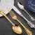 Import Elegant carved spoon fork knife flatware tableware dinnerware set from China