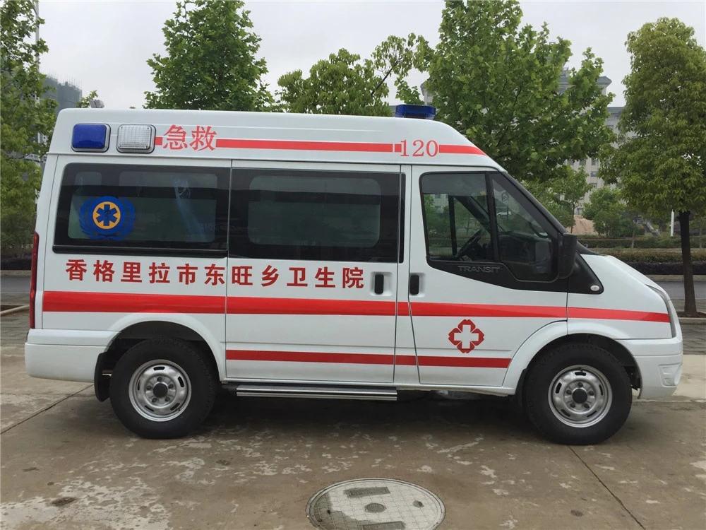 emergency vehicle diesel ICU transit right hand drive ambulance sale in dubai