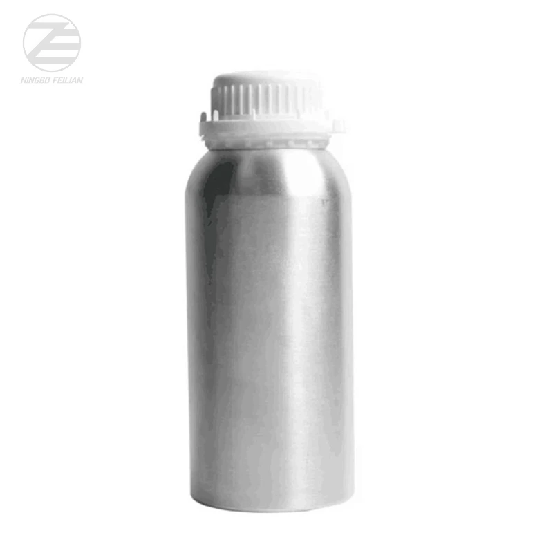 essential oil aluminum bottle with tamper ring cap