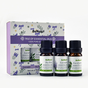 Essential oil set gift top trio set fast arrangement Lavender Tea Tree Eucalyptus 3*10ml