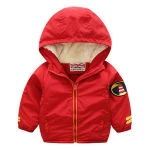 European and American children's striped chunk caps thickening coat wholesale