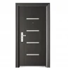 European design superior quality black bulletproof front metal stainless steel doors security steel exterior door