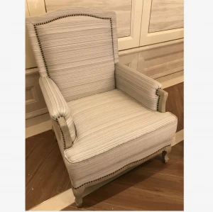 European Style  Fabric Living Room Lounge Chair Arm Chair