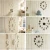Import EVA Creative DIY Adhesive Figure Wall Clock For Home Decoration from China