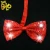 Import Event Party Supplies Sequin LED Flashing Light Up Bow Tie from China