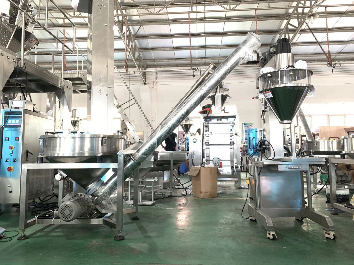 Ex factory price semi auto powder filling machine with weighing auger filler for spice milk powder dry powder
