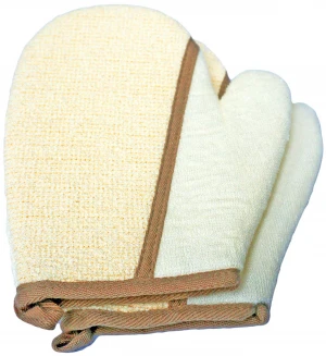 Exfoliating Cotton Gloves Mitten - Remove Dead Skin Bath Body Scrub Mitt, Deep Exfoliation Glove Skin Exfoliator Mitt For Men