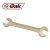 Import Explosion-proof hardware tools Flat Spanner Wrench Double Open End Spanner from China