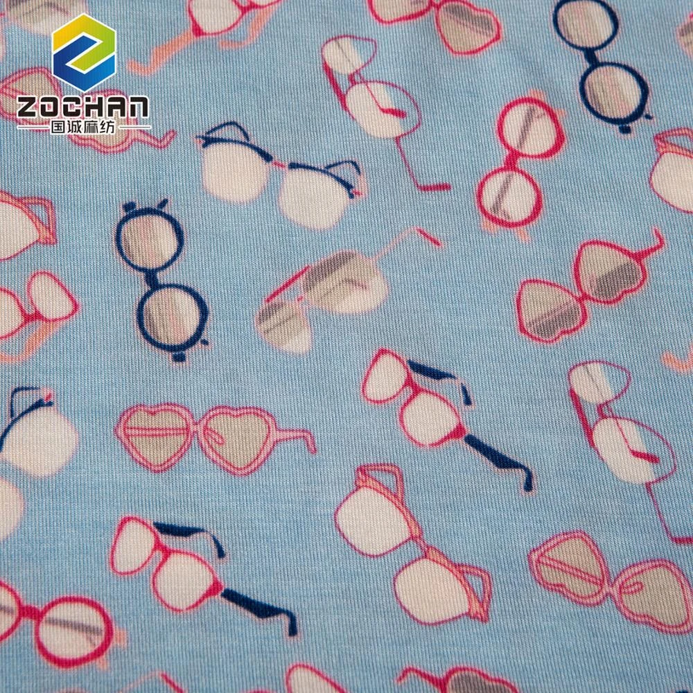 Exported to Europe dot pattern 60s modal single jersey fabric