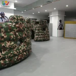 Factory custom new inflatable paintball bunker,inflatable paintball obstacle for CS game for sale