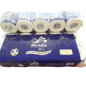 Factory direct customized printed chinese mixed pulp toilet paper standard-roll toilet paper