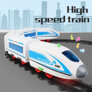Factory direct sale Kids classic train toys Electric Model Train high speed train toys