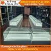 Factory Direct Salemade Wood Display Glass Display Case Led Lighting Glassstore Display Case Phone Counter