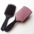 Import factory directly sale bling bling reintone plastic hair brush from China