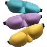 Factory OEM Travel Rest Airplane 3d Sleeping Eye Mask with Ear Plugs