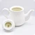 Import Factory Price Cheap Good Porcelain White Ceramic Tea Set Teapot from China