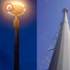 Factory price hinged high mast stadium street lamp lighting pole