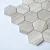 Factory price irregular Italy bianco carrara white natural marble hexagon stone kitchen backsplash mosaic tile