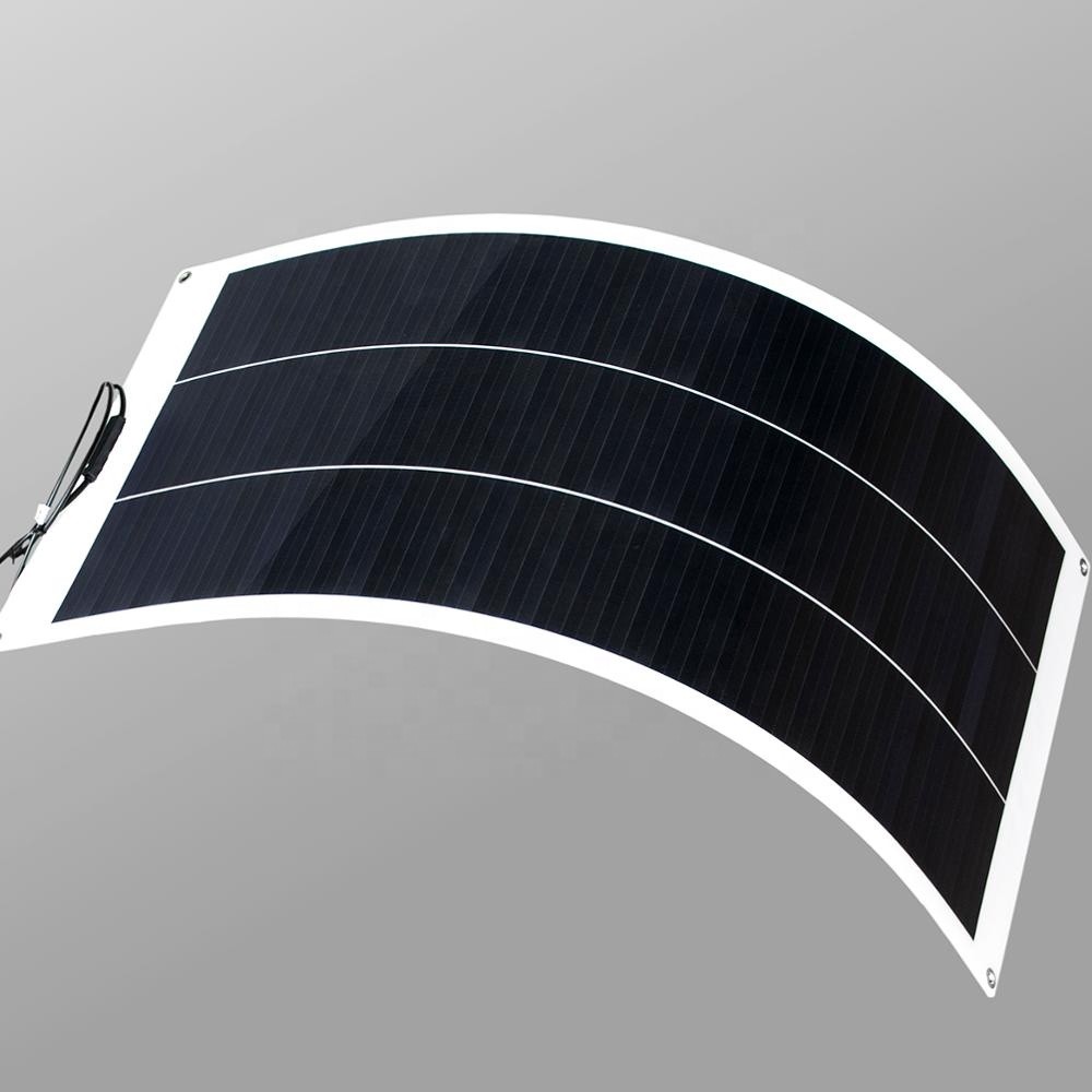 Factory price monocrystalline silicon 100W high efficiency RV flexible solar panel 300W