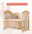 Import Factory price multi functional toddler bed crib for baby from China